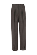 REHMAI Brown Stripe Wool Trousers, view 1 of 2