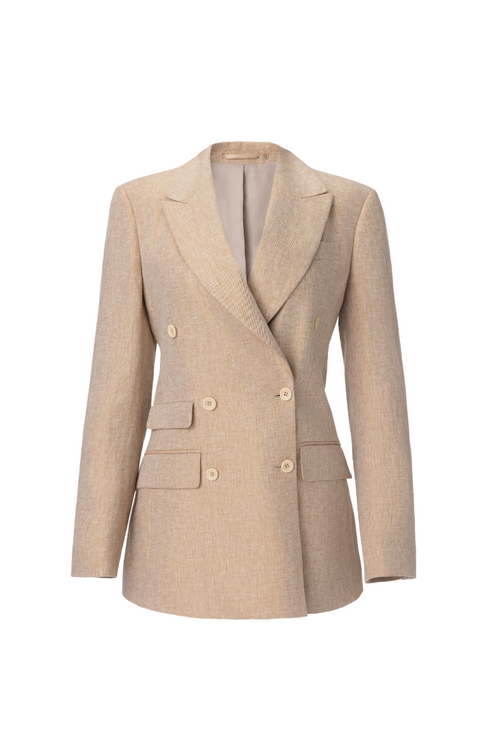 REHMAI Beige Jacket, view 1 of 3