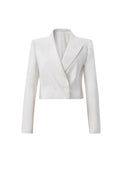 REHMAI Ivory Viscose Jacket, view 1 of 1