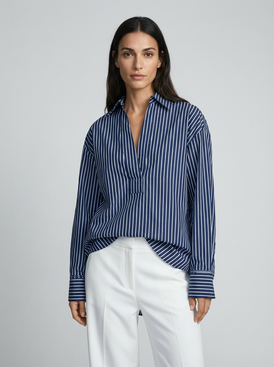 REHMAI Blue Shirt, view 2 of 4