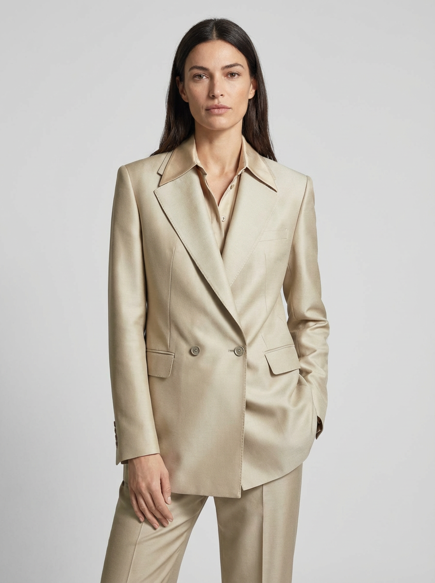 REHMAI Khaki Wool Jacket, view 2 of 7