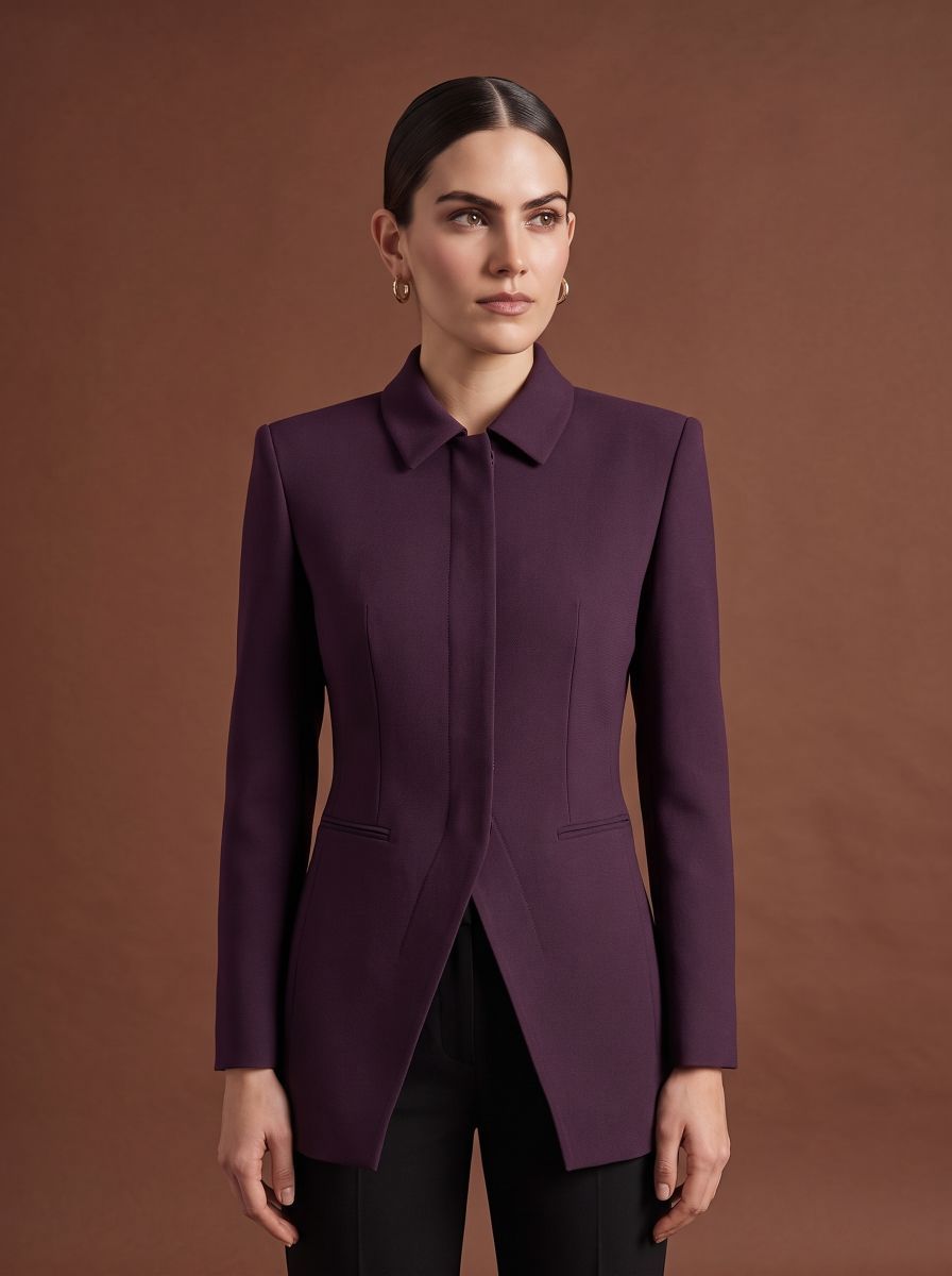 REHMAI Red Wool Jacket, view 2 of 6