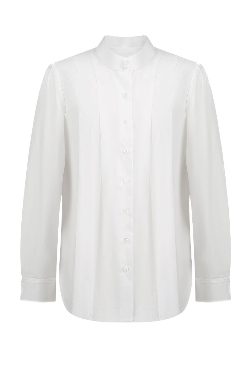 REHMAI White Cotton Shirt, view 1 of 6