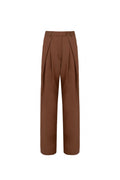 REHMAI Orange Wool Trousers, view 1 of 2