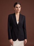 REHMAI Black Wool Jacket, view 2 of 5