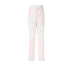 REHMAI White Wool Trousers, view 2 of 6