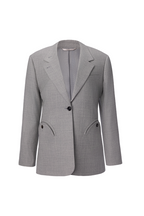 REHMAI Grey Wool Jacket, view 1 of 3