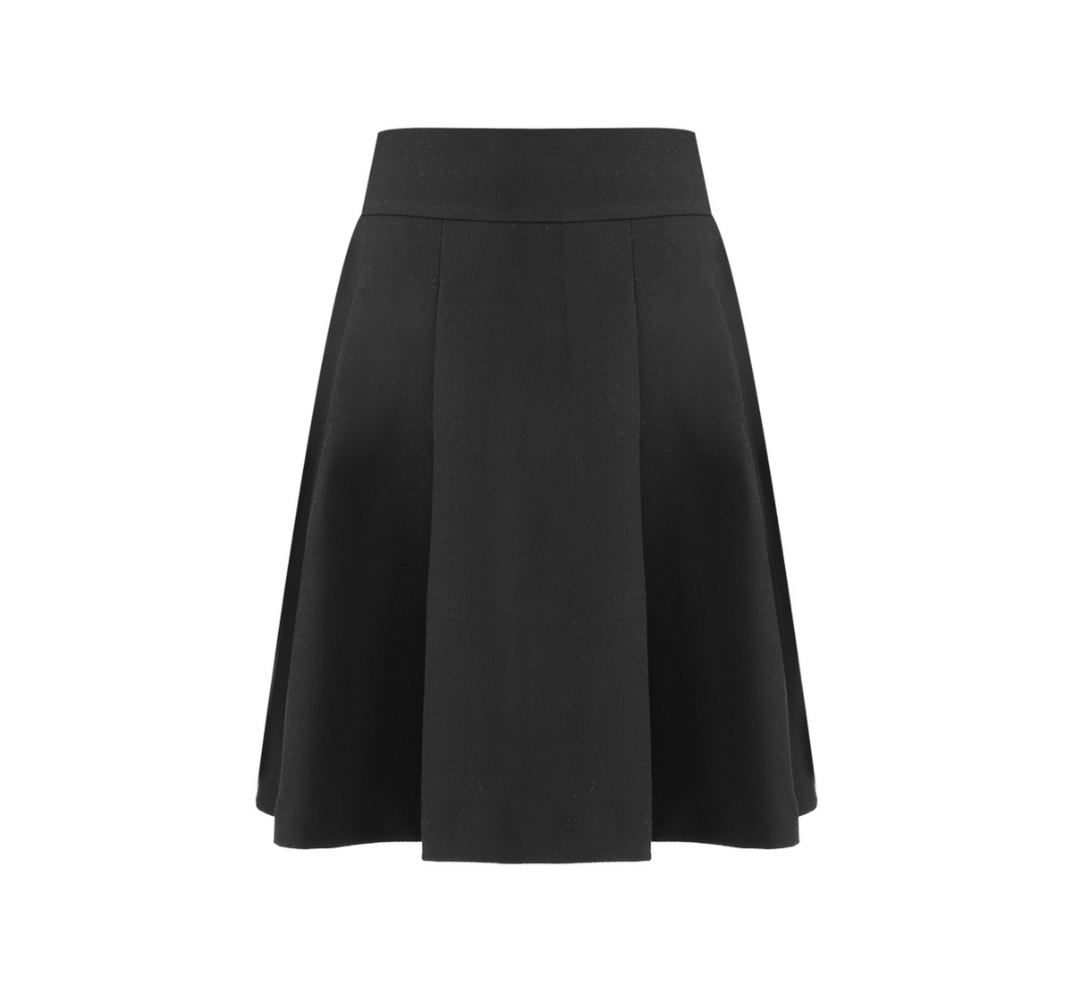 REHMAI Black Wool Skirt, view 2 of 4