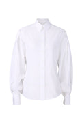 REHMAI White Cotton Shirt, view 1 of 5