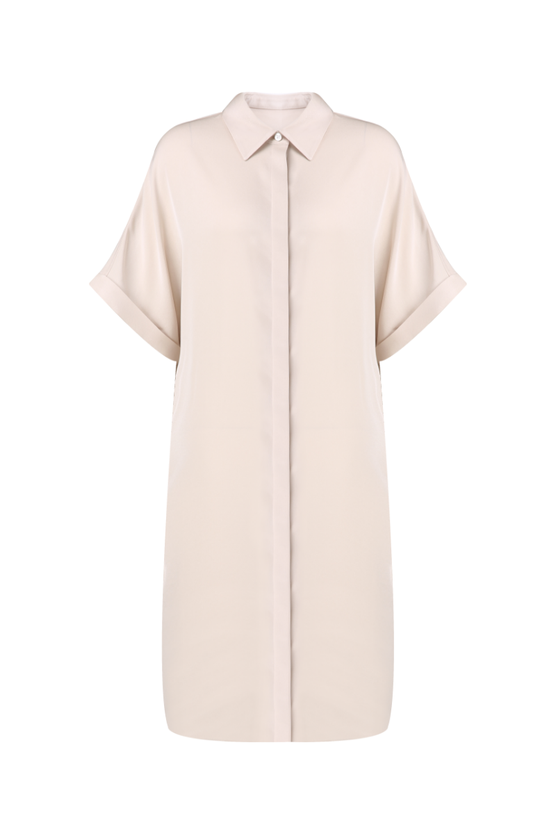 REHMAI Ivory Acetate Shirt, view 1 of 4