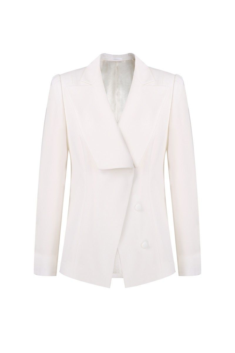 REHMAI White Acetate Jacket, view 1 of 5