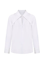 REHMAI White Cotton Shirt, view 1 of 5