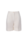 REHMAI White Linen Shorts, view 1 of 4