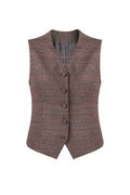 REHMAI Burgundy Waistcoat, view 1 of 5