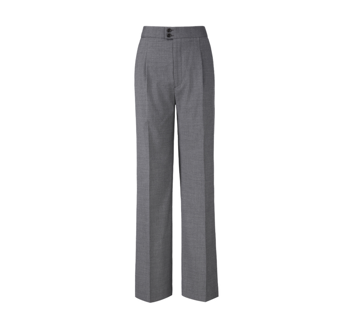 REHMAI Grey Wool Trousers, view 2 of 6