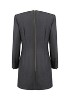 REHMAI Charcoal Dress, view 2 of 5