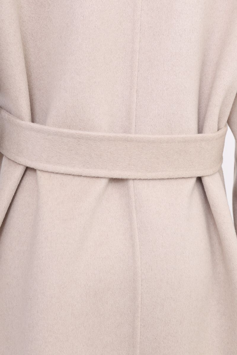 REHMAI Khaki Cashmere Coat, view 6 of 6
