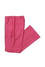REHMAI Blue Textured Wool Trousers, view 1 of 5