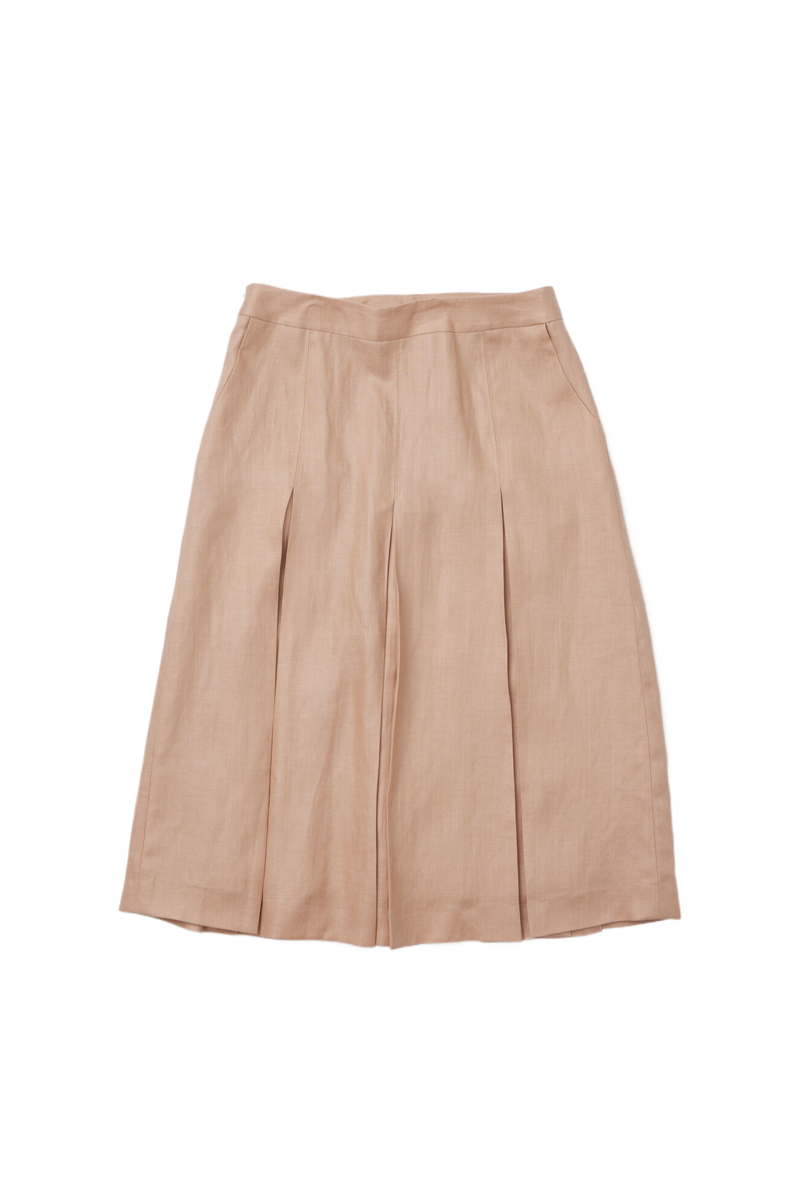 REHMAI Brown Tencel Skirt, view 1 of 6