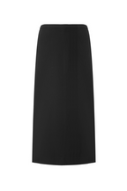 REHMAI Black Acetate Skirt, view 1 of 7
