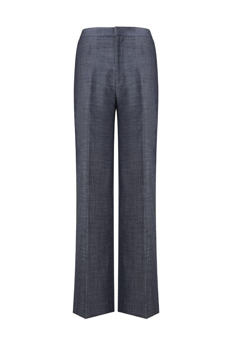 REHMAI Navy Trousers, view 1 of 6