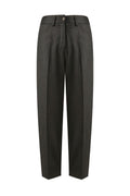 REHMAI Green Stripe Wool Trousers, view 1 of 6