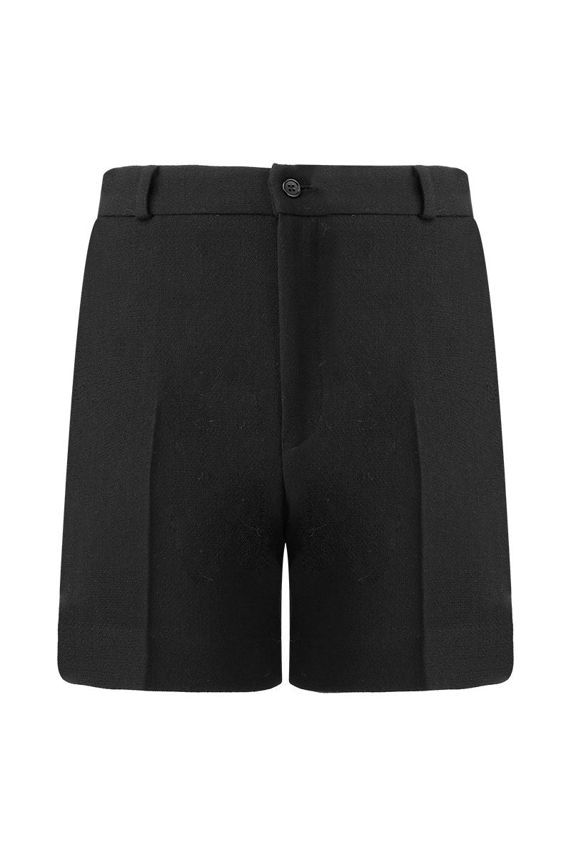 REHMAI Black Shorts, view 1 of 6