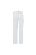 REHMAI White Cotton Trousers, view 1 of 6