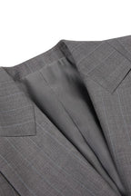 REHMAI Grey Stripe Polyester Jacket, view 2 of 5