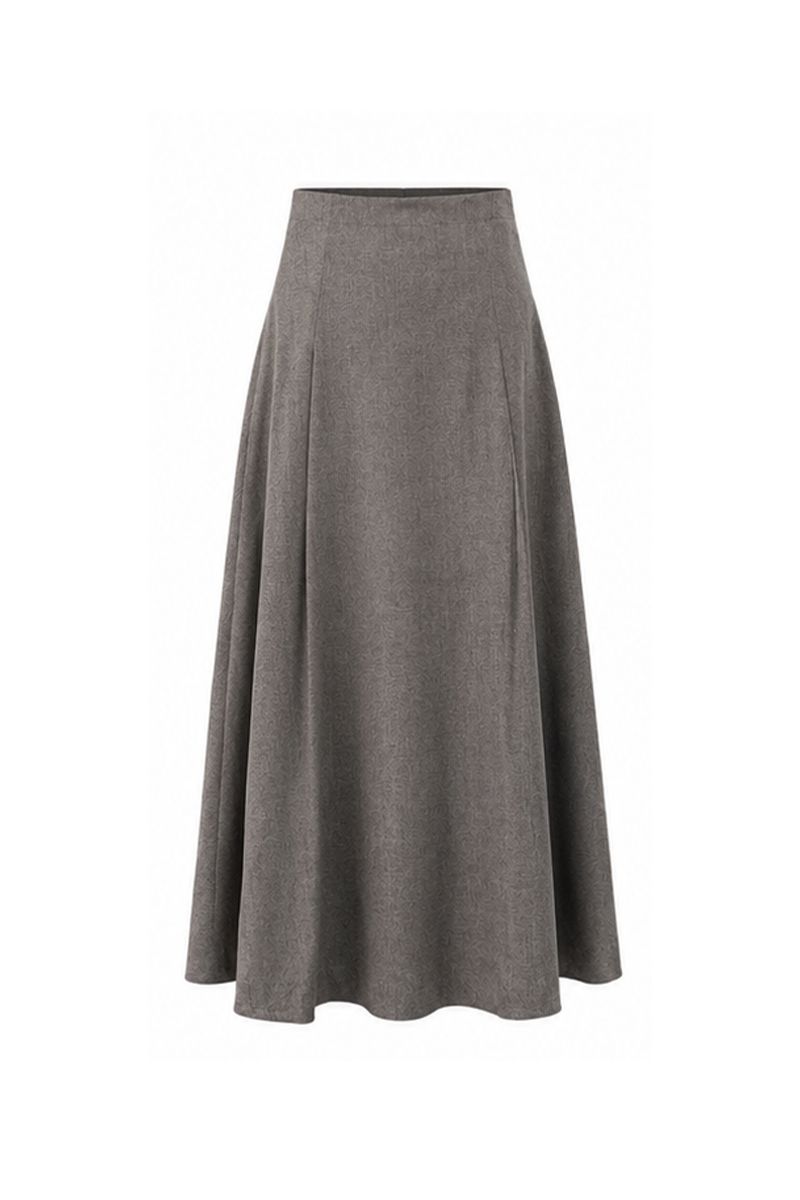 REHMAI Brown Wool Skirt, view 1 of 4