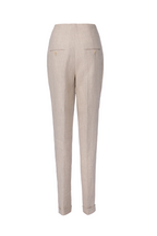 REHMAI Cream Linen Trousers, view 2 of 2