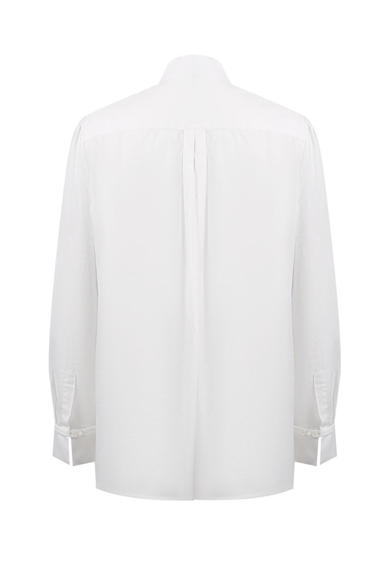 REHMAI White Cotton Shirt, view 2 of 6