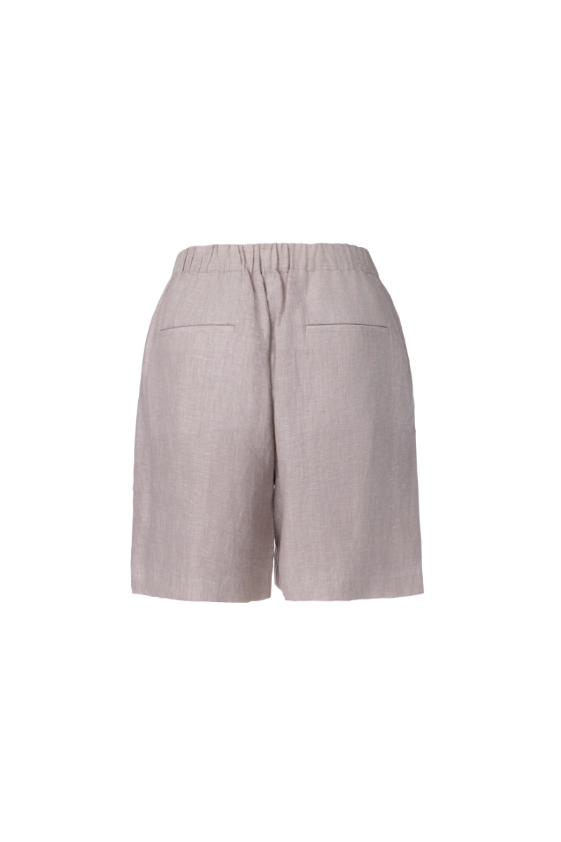REHMAI Grey Linen Shorts, view 2 of 2
