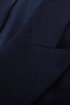REHMAI Navy Wool Coat, view 2 of 5