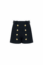 REHMAI Black Polyester Shorts, view 1 of 3