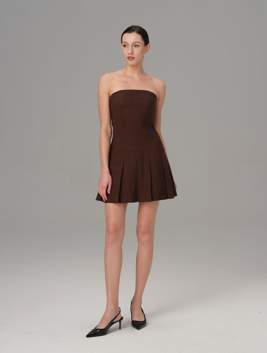 REHMAI Charcoal Dress, view 3 of 8