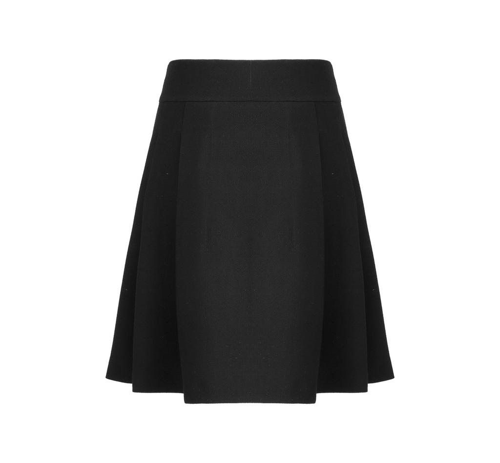 REHMAI Black Wool Skirt, view 3 of 4