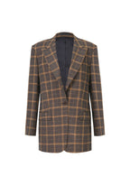 REHMAI Coffee Polyester Jacket, view 1 of 6