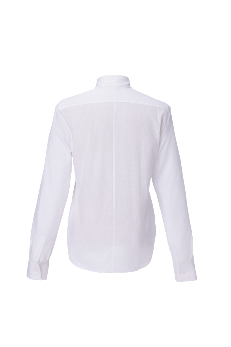 REHMAI White Cotton Shirt, view 2 of 2