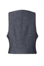 REHMAI Navy Tencel Waistcoat, view 2 of 5