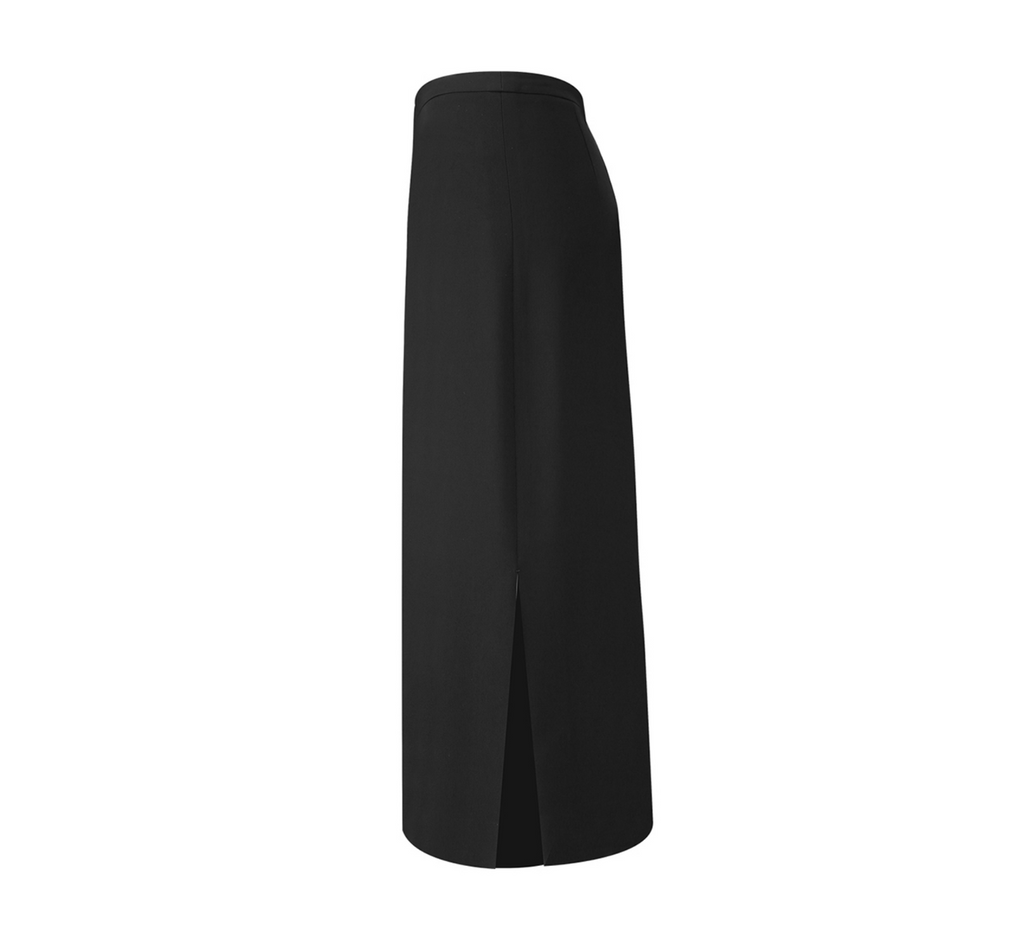 REHMAI Black Acetate Skirt, view 3 of 7