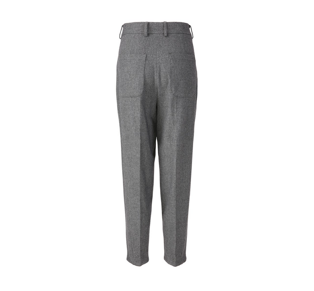REHMAI Grey Polyester Trousers, view 3 of 6