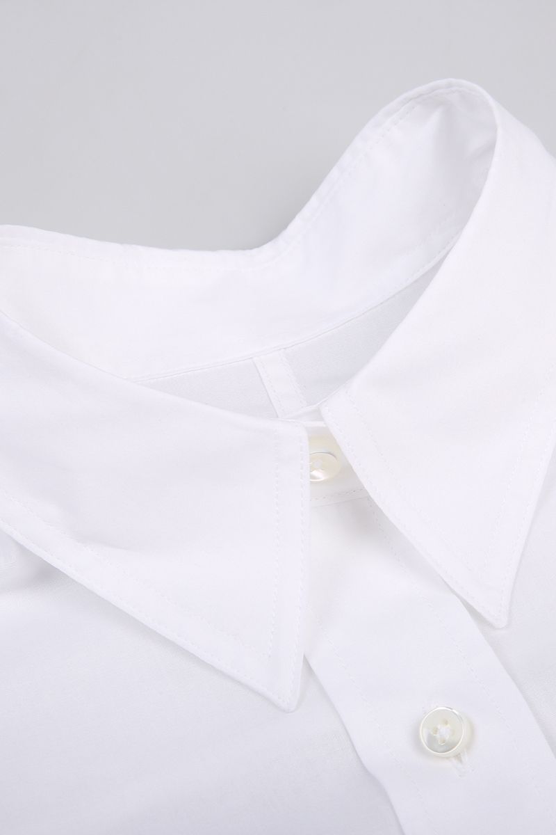 REHMAI White Cotton Shirt, view 2 of 5