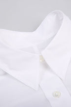 REHMAI White Cotton Shirt, view 2 of 5