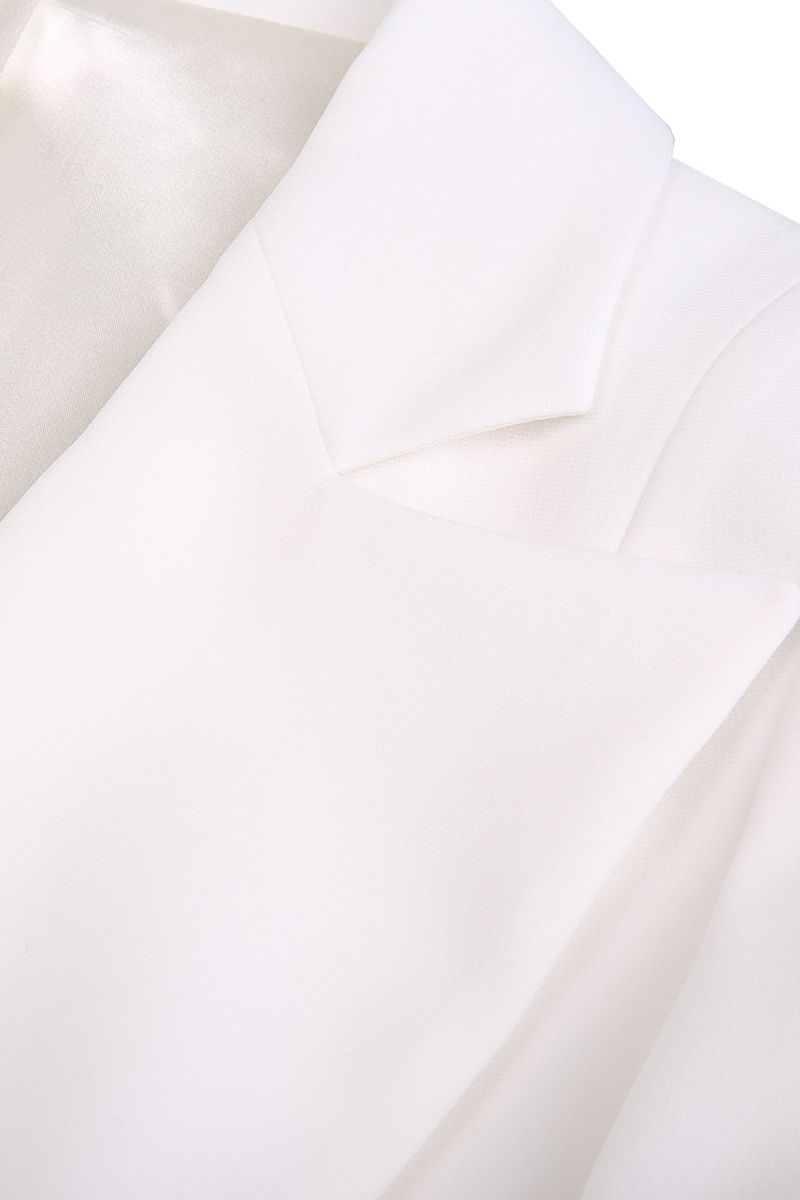 REHMAI White Acetate Jacket, view 2 of 5