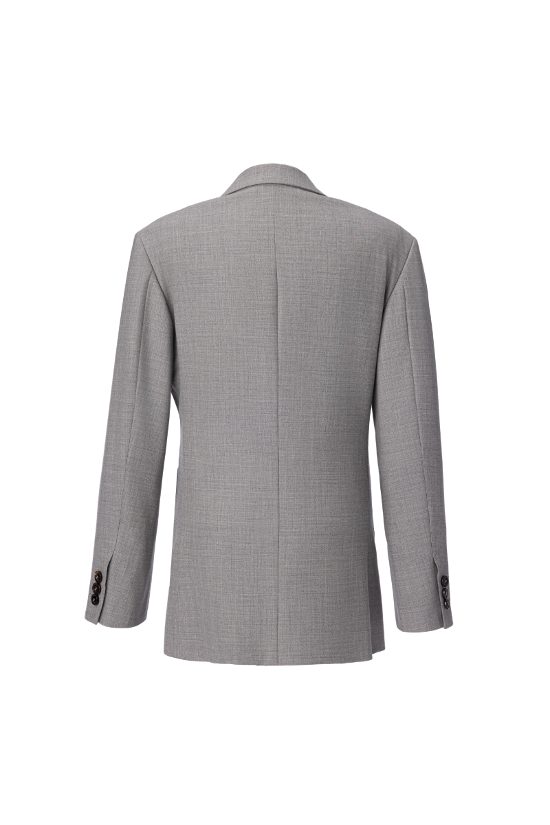 REHMAI Grey Wool Jacket, view 2 of 3