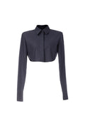 REHMAI Black Cotton Shirt, view 1 of 1