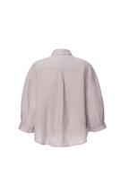 REHMAI Grey Linen Shirt, view 2 of 3