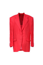 REHMAI Red Linen Jacket, view 1 of 2