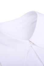 REHMAI White Cotton Shirt, view 2 of 5